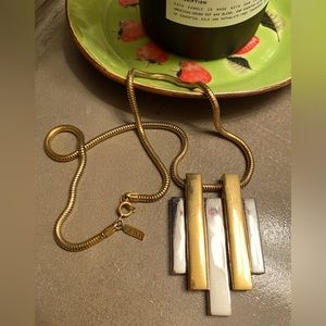 1976 Avon Gold and Silver Tone Necklace